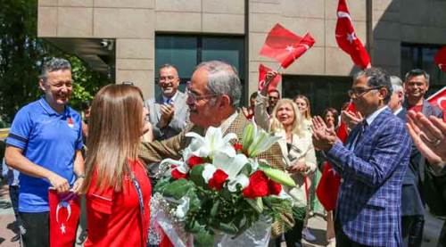 Eskişehir'de görkemli karşılama