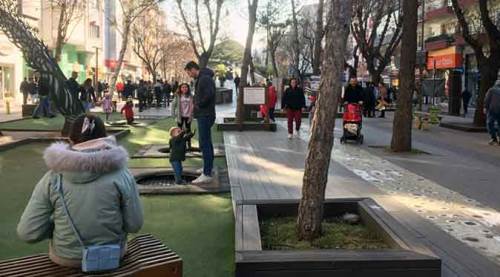 Eskişehir'de güneşi gören sokağa çıktı