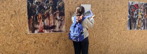Eskişehir’de güvenlik panoları sanat galerisine dönüştü