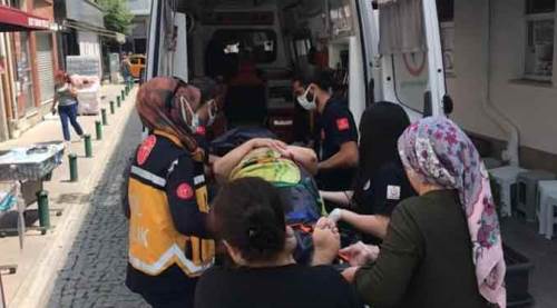 Eskişehir'de hamamda hastanelik oldu