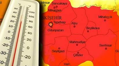 Eskişehir'de hava durumu şaşırtacak: En sıcak ilçe...