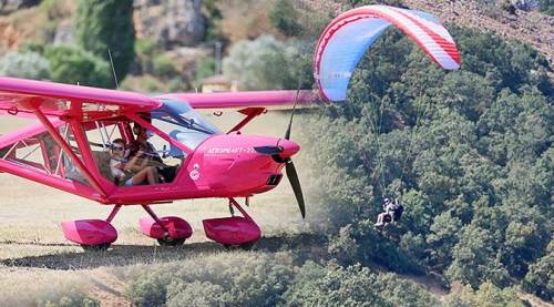 Eskişehir'de heyecanlı dakikalar...  Gökyüzünde şenlik başladı