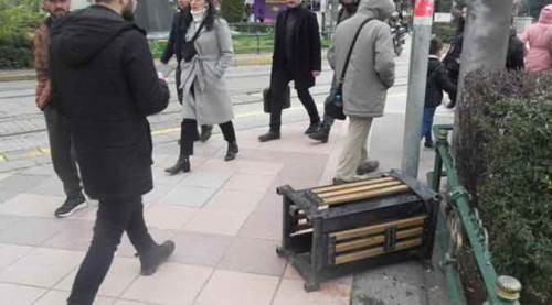 Eskişehir'de hıncını bakın neyden çıkardı?