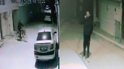 Eskişehir'de hırsızın rahatlığı kameraya böyle yansıdı