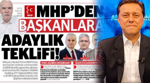 Eskişehir'de iki partiden aynı aday önerisi