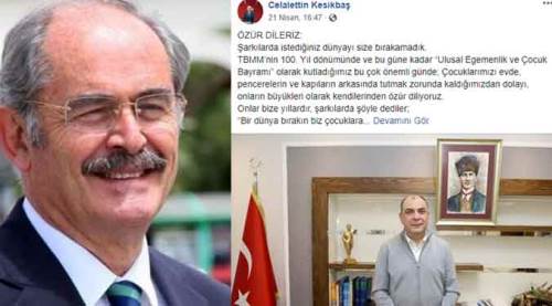 Eskişehir'de iki sıra dışı 23 Nisan mesajı...