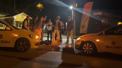 Eskişehir’de ilginç gasp girişimi: Taksicilerden meydan dayağı