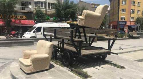 Eskişehir'de ilginç görüntü!
