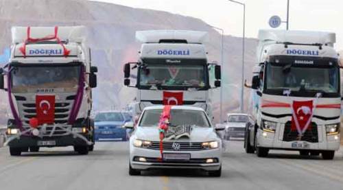 Eskişehir'de ilginç konvoy