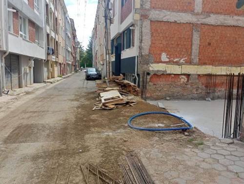 Eskişehir'de inşaat sokağa taştı 