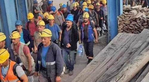 Eskişehir’de işçiler kendilerini madene kapattı 