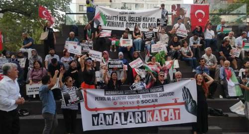 Eskişehir'de İsrail protestosu!