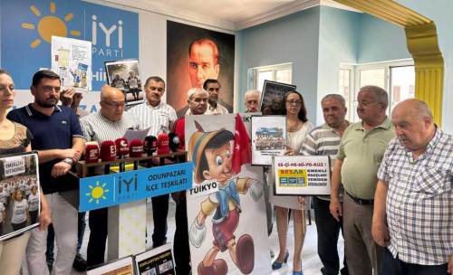 Eskişehir'de İYİ Parti’den TÜİK’e “Pinokyo” göndermesi: Lale devrini yaşıyorlar...