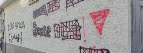 Eskişehir'de izinsiz duvar yazılarına tepki büyüyor