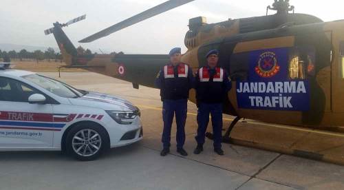 Eskişehir'de jandarma havadan da yakalıyor!