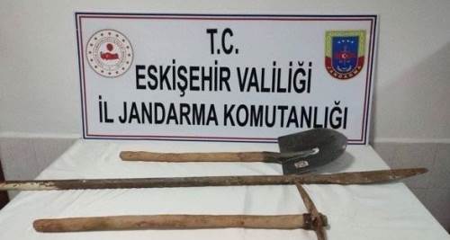 Eskişehir'de kaçak kazıya suçüstü!