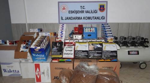 Eskişehir'de kaçak sigara operasyonu!