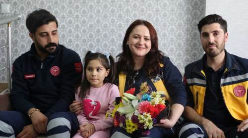 Eskişehir'de kalbini kurtaranlarla buluştu 