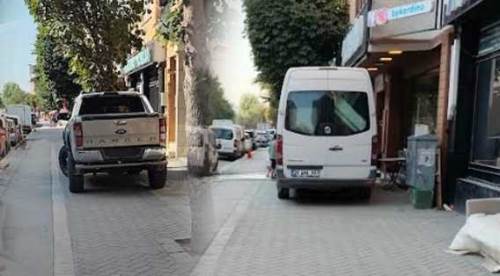 Eskişehir'de kaldırımlar garaja döndü, vatandaş isyanda