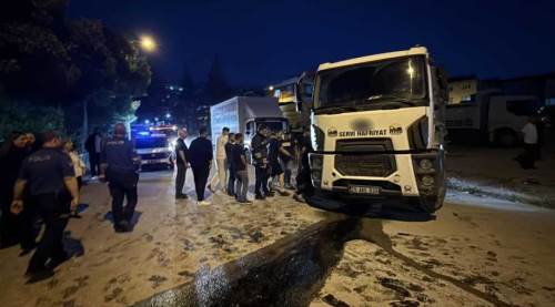 Eskişehir’de kamyon panik yarattı: Parka saniyeler kala durdu