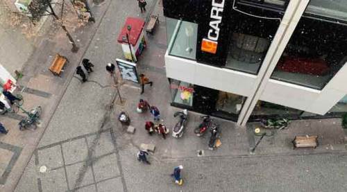 Eskişehir'de kar kent merkezinde de başladı