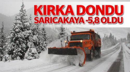 Eskişehir'de kara kış etkisini sürdürüyor