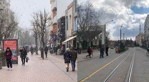 Eskişehir'de kararsız hava şaşkınlığı!