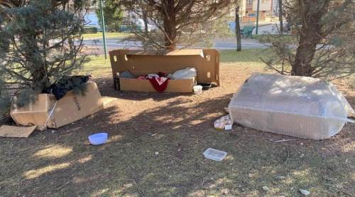 Eskişehir’de karton kutulardan can dostlara kışlık barınak