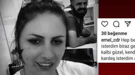 Eskişehir'de katiliyle çekildiği fotoğrafa bunları yazdı...