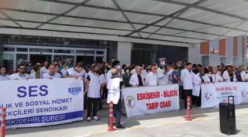 Eskişehir’de katliam tepkisi!