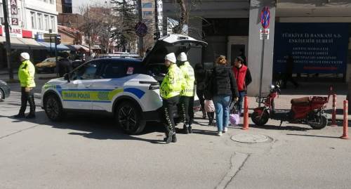 Eskişehir'de kavşaklarda sıkı trafik denetimi