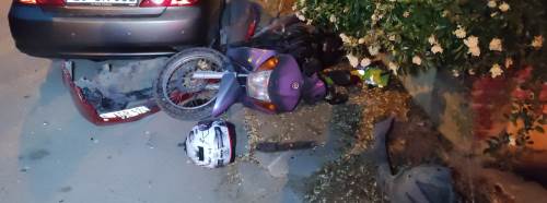  Eskişehir'de kaza: Moto kurye hastanelik oldu!