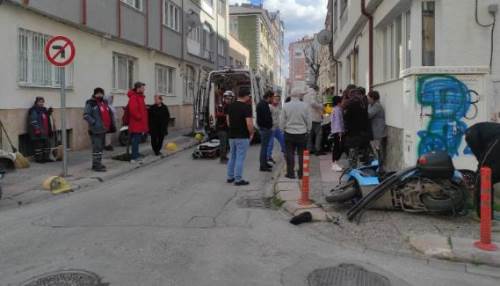 Eskişehir'de kaza: Motosiklet sürücüsü yaralandı!