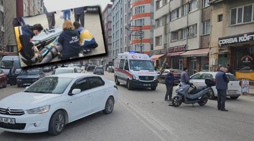 Eskişehir'de kaza getiren dönüş: Hastaneye kaldırıldı