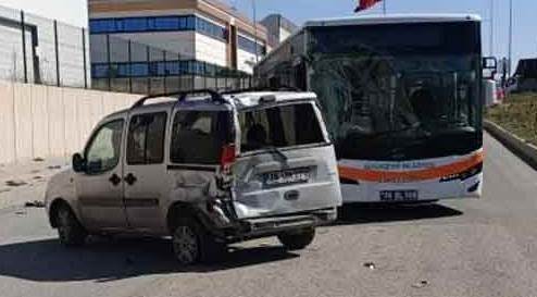 Eskişehir'de kaza ucuz atlatıldı