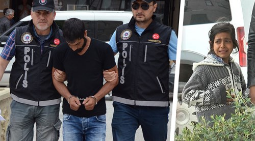 Eskişehir'de kelepçeli baba gözyaşlarına boğdu