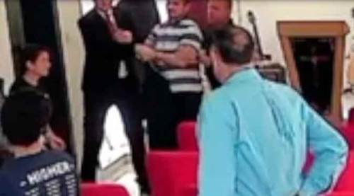 Eskişehir'de kilisede "tokatlı" hoşgörü testi