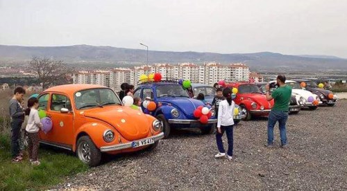 Eskişehir'de kimsesiz çocuklar için konvoy
