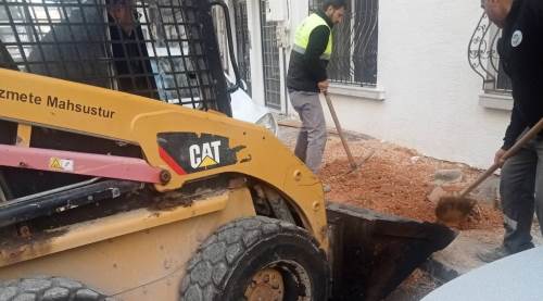 Eskişehir’de kış öncesi yol ve kaldırım çalışması