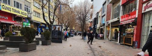 Eskişehir’de kış sessizliği Hamamyolu’nu sardı