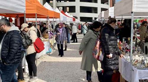 Eskişehir'de kış sıcağının tadını orada çıkardılar