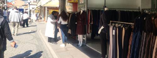 Eskişehir’de kışlık mont alışverişi erken başladı