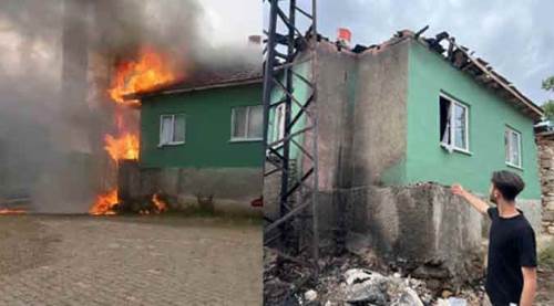 Eskişehir'de korku dolu anlar! Bomba gibi patladı