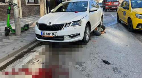 Eskişehir'de korkunç kaza: Aracın altında kaldı, 10 metre sürüklendi!