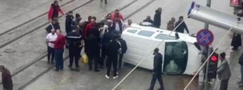 Eskişehir’de korkutan kaza: 1 yaralı!