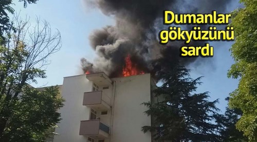 Eskişehir'de korkutan yangın!