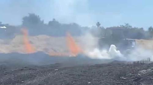 Eskişehir'de korkutan yangın: 60 dönüm arazi...