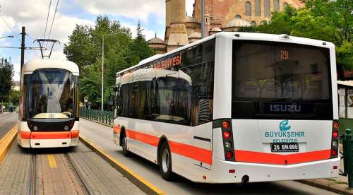 Eskişehir'de KPSS adaylarına ulaşım kolaylığı