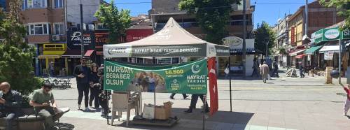 Eskişehir’de kurban bağış stantları yoğun ilgi gördü