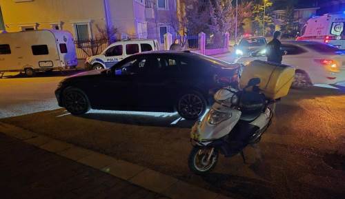 Eskişehir’de kurye motosiklet kazasında yaralandı